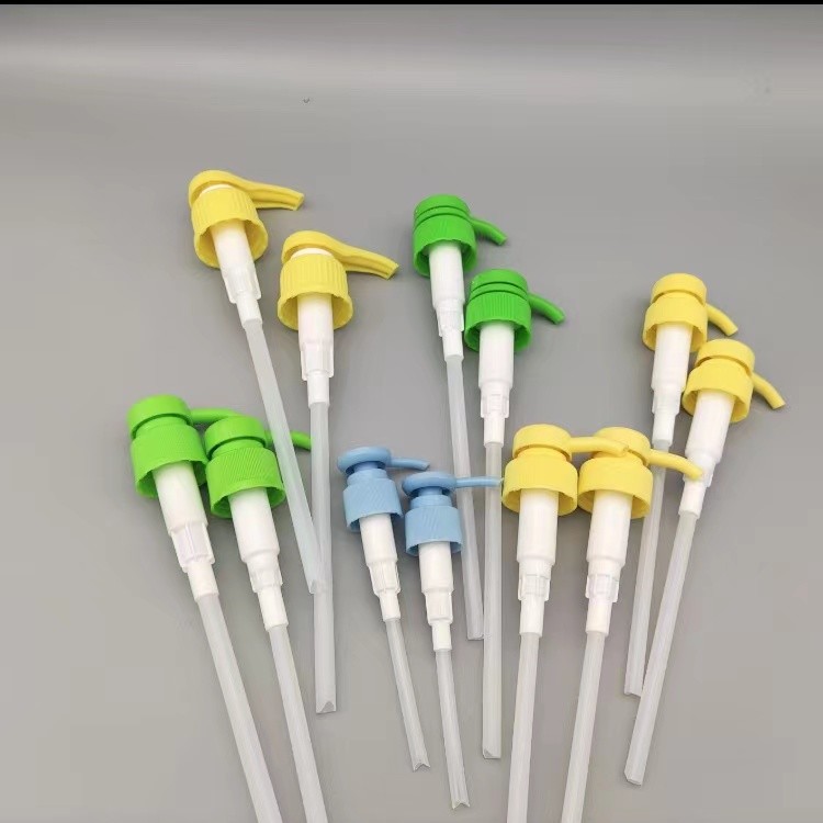 Rectangle Plastic Push-Type Pump Head for Shampoo and Shower Gel Customizable