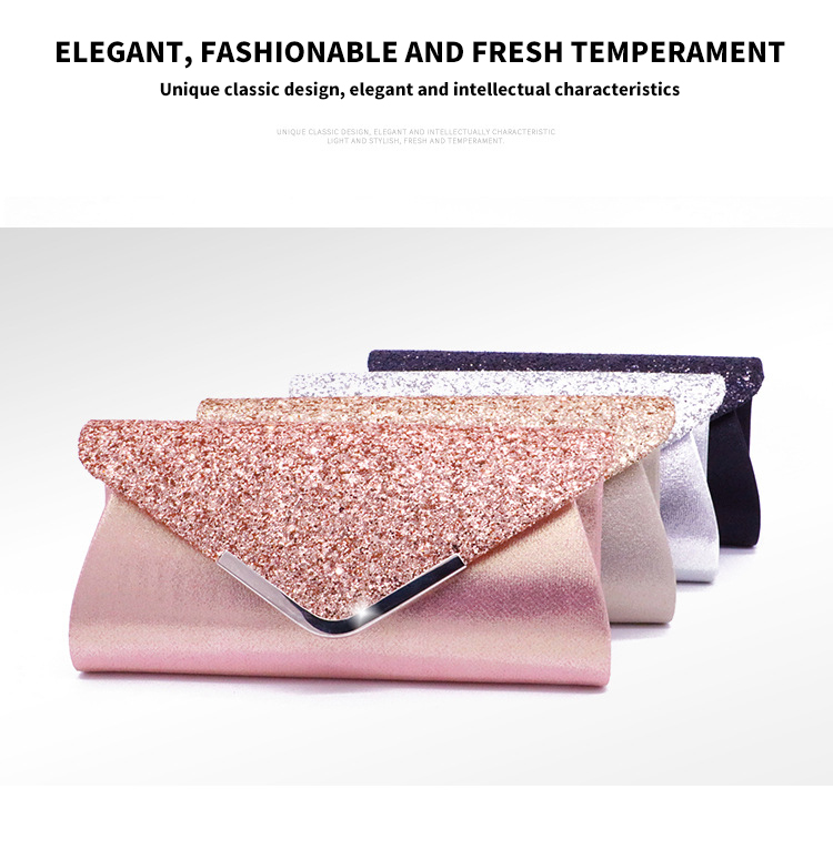 Elegant and Chic PVC Wallet Clutch Bag Crystal Bling Handbag for Women's Fashion