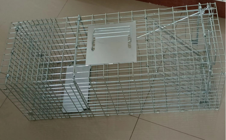 20x20cm Galvanized Metal Steel Animal Trap Cage Windproof Bird Trap Cage