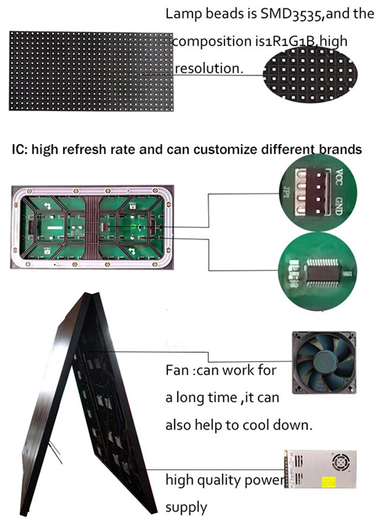 Front Service Digital Billboard P10 Outdoor Fixed Led Display