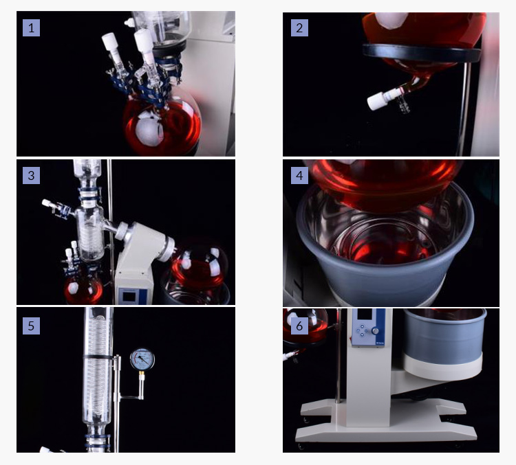 250W Lab Rotary Evaporator