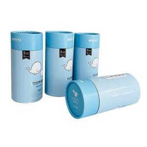  Colorful Printed Circle Cylinder Cardboard Containers For Kids Tooth Brush Manufactures