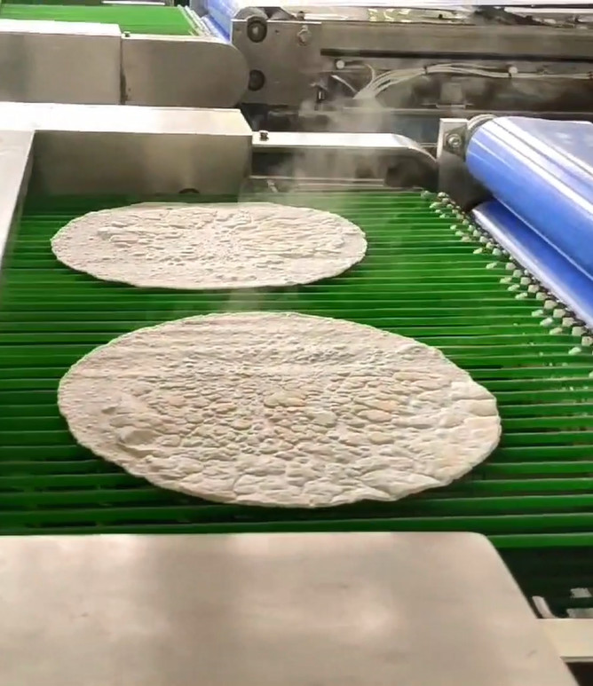 2500pcs/H 3PH Tortilla Roti Chapati Machine CE Automatic Tortilla Making Machine