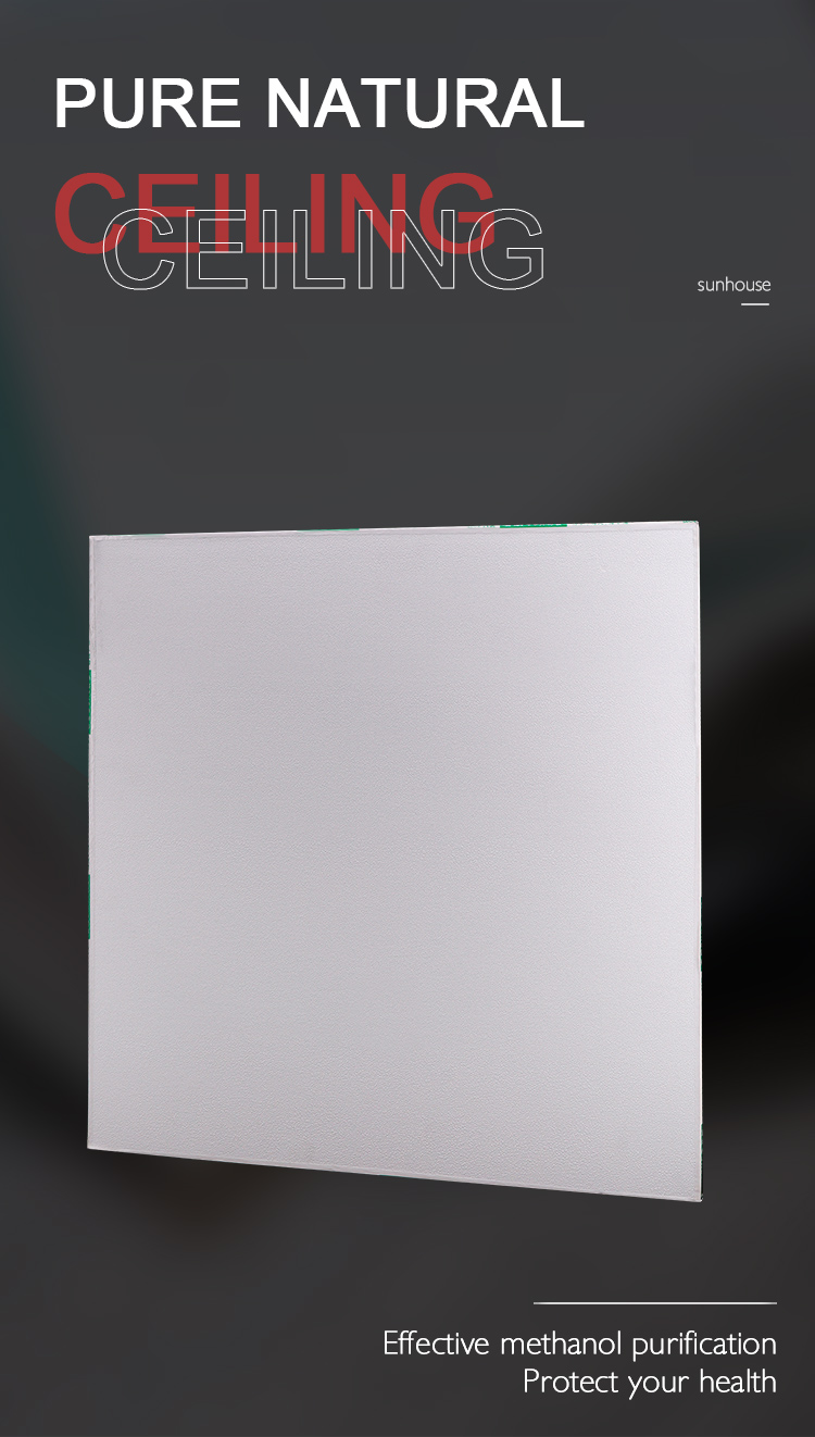Square Edge Plastic PVC Gypsum Ceiling , Soundproof PVC Laminated Ceiling Tiles