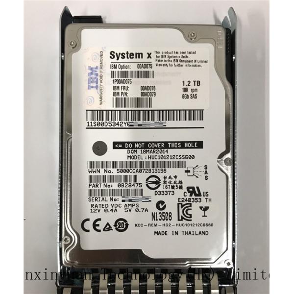 Quality IBM 1.2TB  10k Sas Drive  6Gbps 2.5 Hard Drives 00AD075 00AD076 00AD079 00AD077 for sale