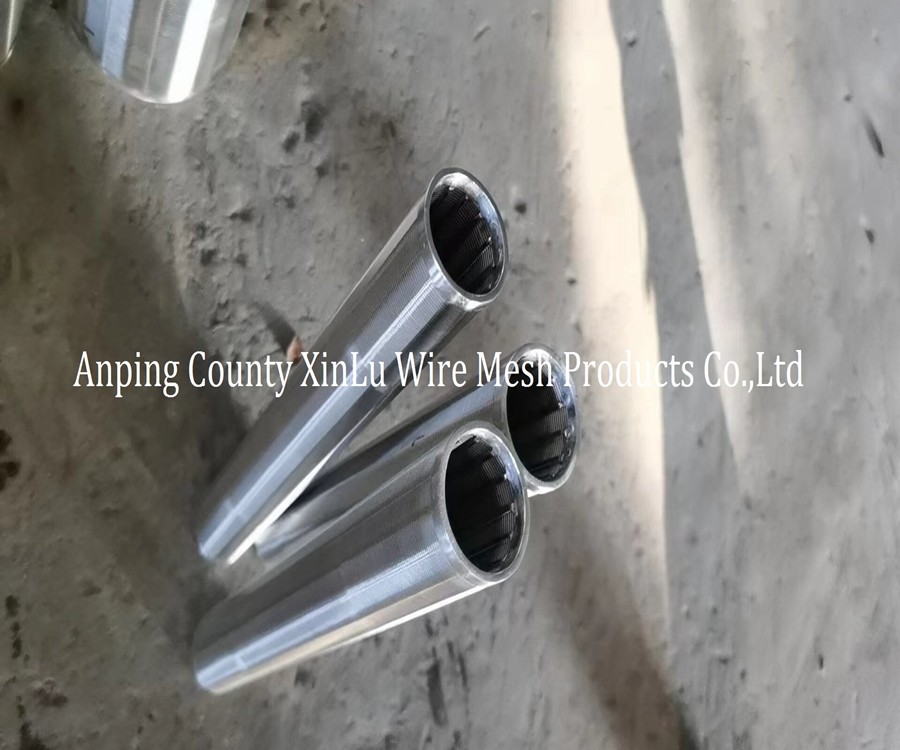 Triangular Wire Wrap Screens 6-5/8" 8-5/8" Dia Electropolishing Filter Screen Tube