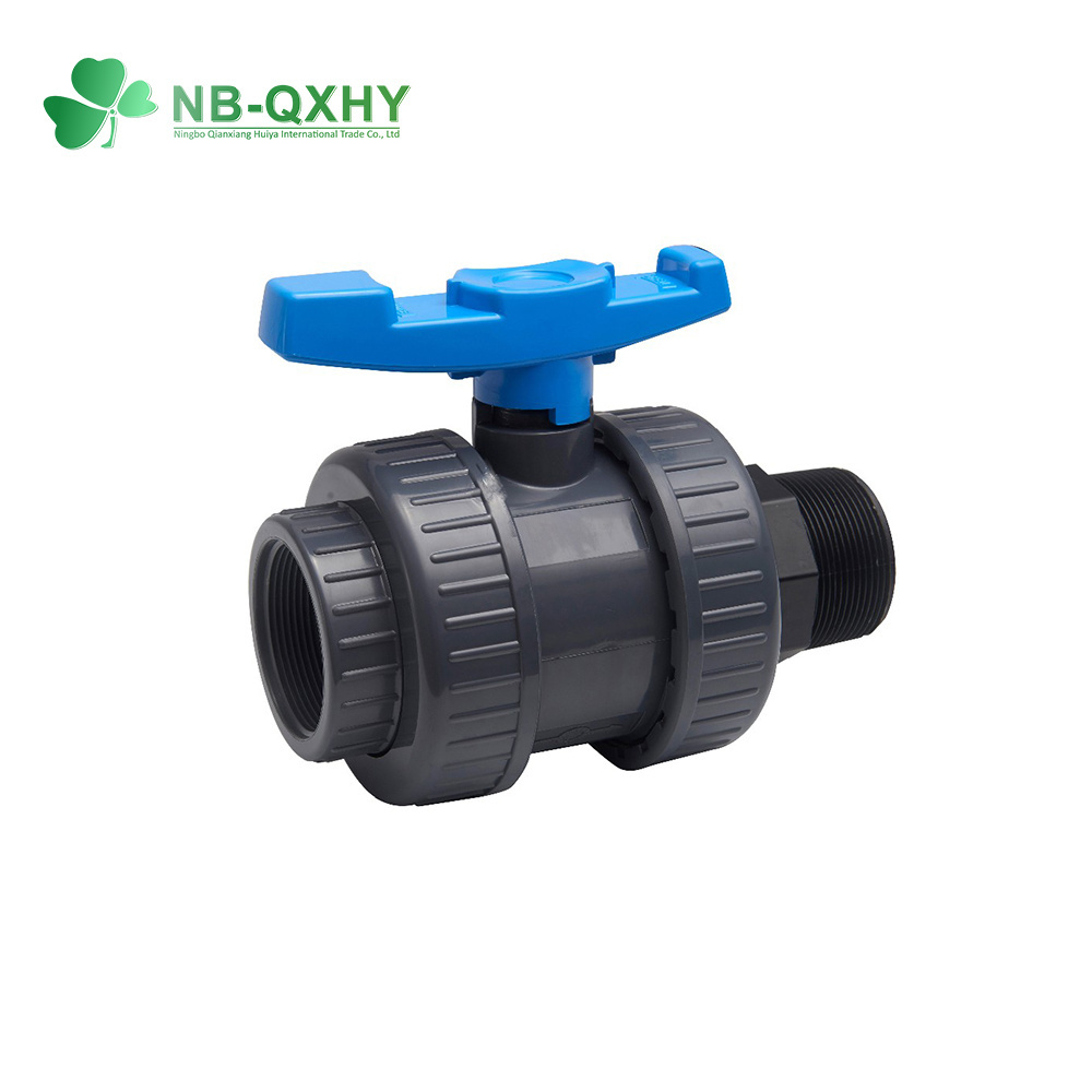 China Factory Specialized PVC Single Union Ball Valve for Irrigation Water Supply