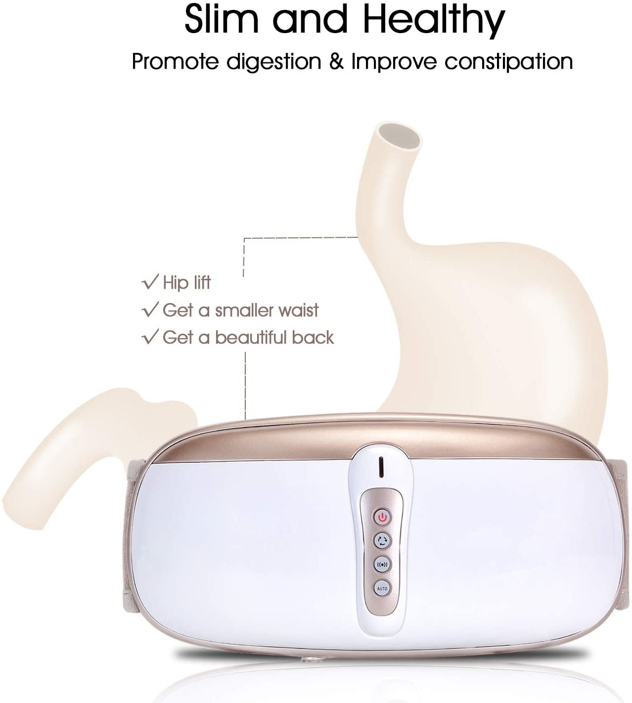 Rechargeable Belly Slimming Belt Weight Lose Waist Slimming 6000rpm/Min