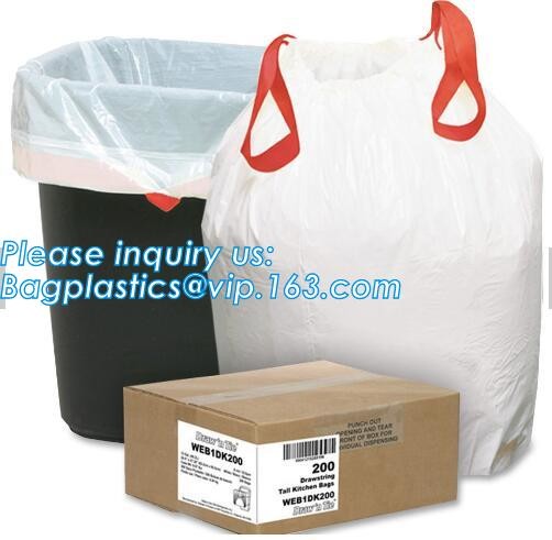 Drawstring Medium Trash Bags Car Trash Bag,8-9 Gallon Garbage Bags for Home Office Kitchen, 30-35 Liters Trash Can Liner