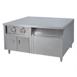  Center Island For Commercial Kitchen Fast Food Equipment Bar Workbench Manufactures