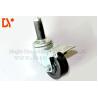 Buy cheap Black / Red Color Heavy Duty Casters , Anti Static Wheels Castors Flat Type from wholesalers