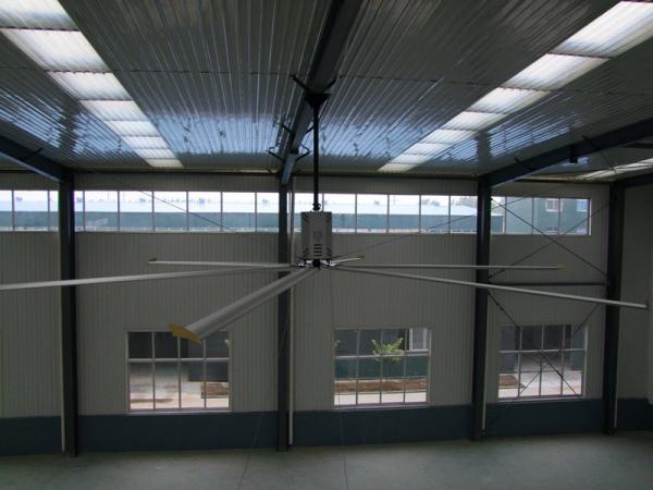 60Hz 7 diameter Large Industrial ceiling fans in philippines factory low rpm