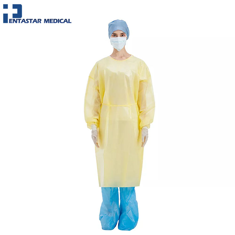 Single Use Paper Exam Gown Without Sleeve For Patient Use