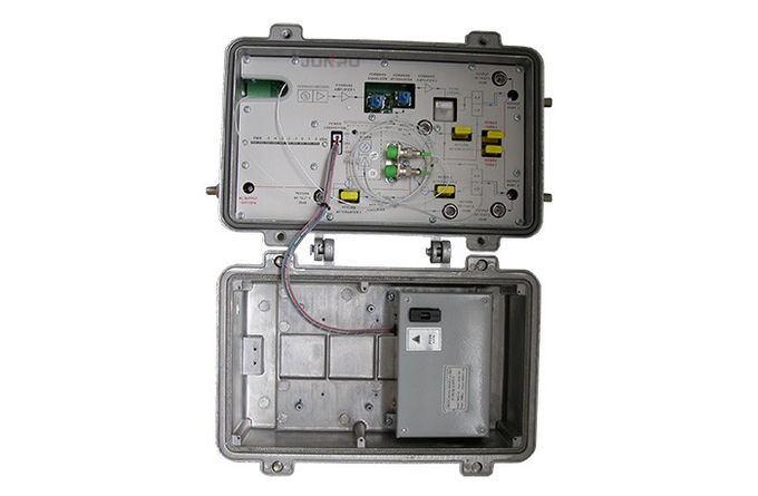 2 Ports Return Path Outdoor Optical Node HFC Receiver 60V With AGC