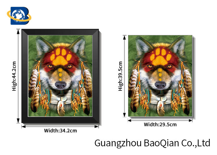 Framed wall art Favorites , 3d Lenticular Flipped Animal Picture For Indoor Decor