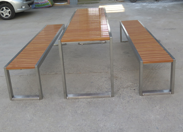 Outdoor Dinning Set Furniture Wood Picnic Table and Chairs