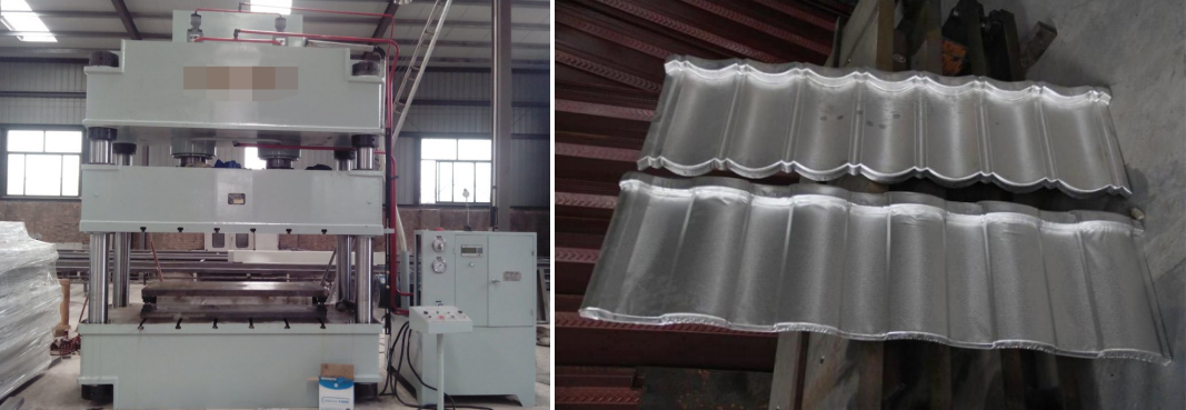Pressing machine of the production line 