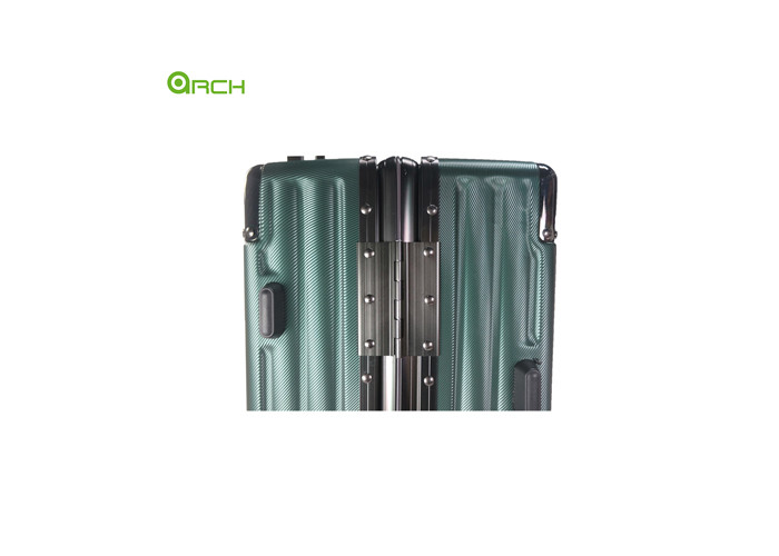 Aluminium Frame ABS Travel Trolley Luggage Bag With Spinner Wheels