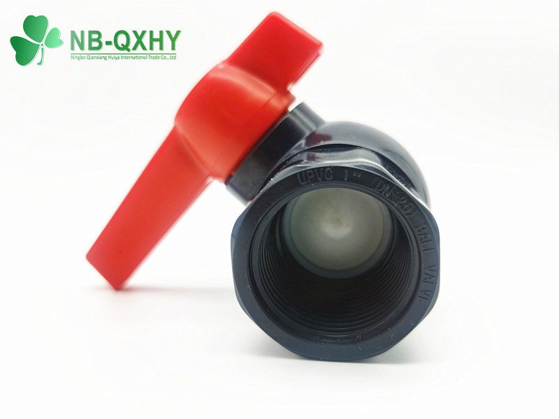 Inch Black UPVC Octagonal Ball Valve for Water Supply