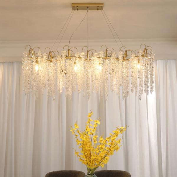 High End Crystal Commercial Chandeliers For Restaurants With High Quality
