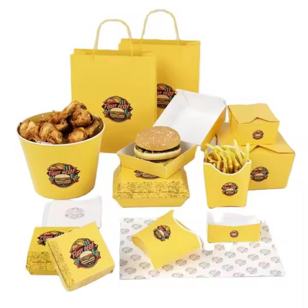 Wholesale Custom Printed Eco-Friendly Fast Food Packaging | Multi-Food
