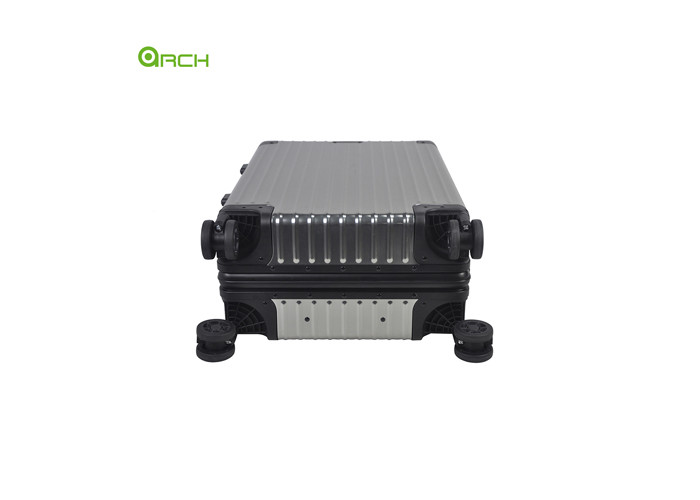 Waterproof Aluminum Hard Shell Luggage With Dual Spinner Wheels