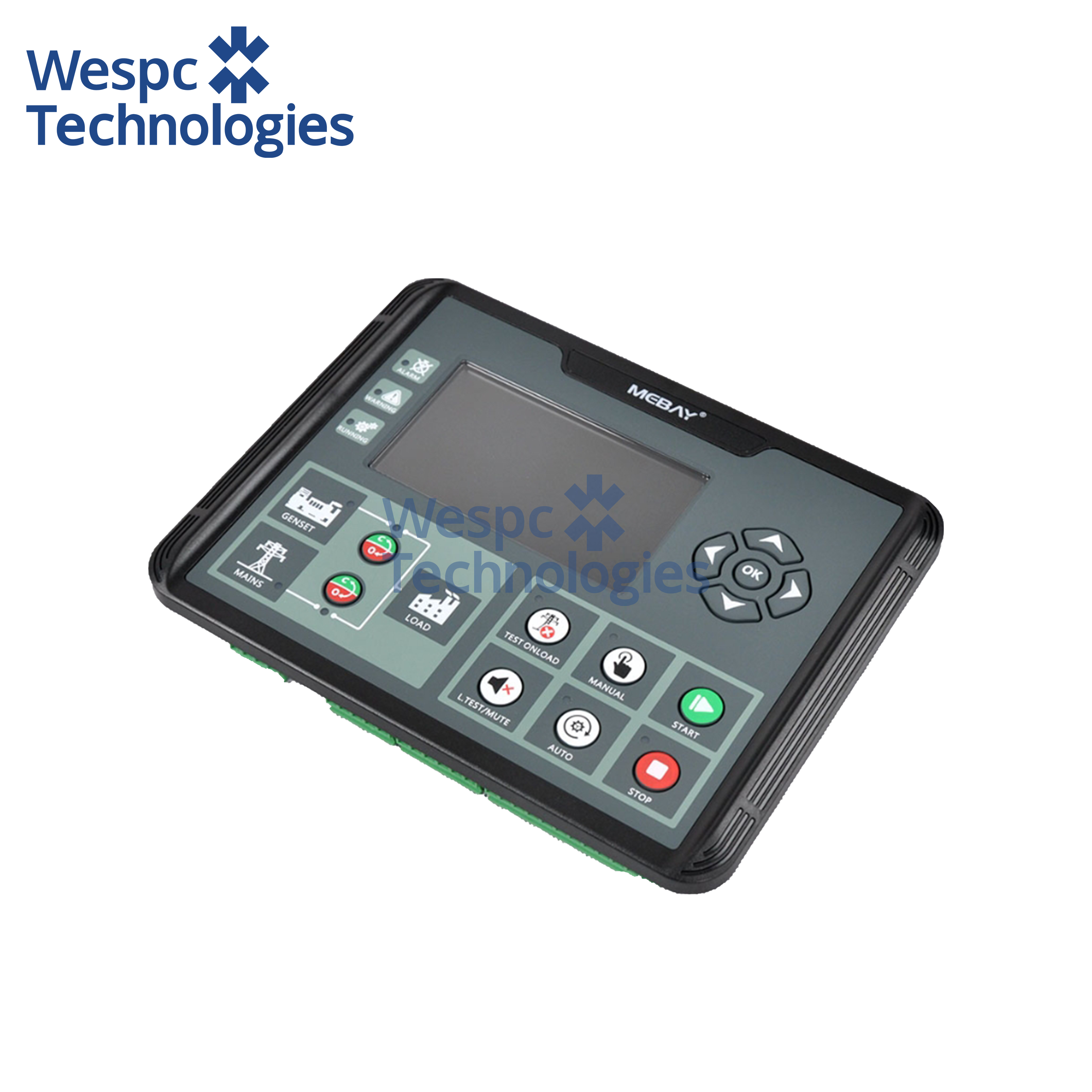 WESPEC Original DC72D MK2 Genset Controller Real-Time Parameter Monitoring