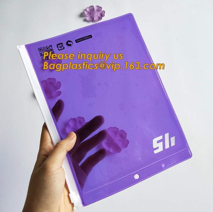Plastic Bag OEM Custom PVC Loop Handle Image Printed Plastic Shopping Bag,Promotional Clear Waterproof Plastic Cosmetic