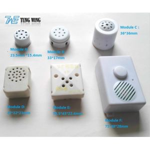 ABS Plastic Push Sound Module With Customized Sound , Voice, Melody