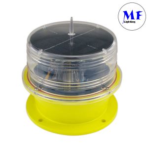 Solar Power LED Warning Waterproof Aircraft Warning Light Aviation Obstruction
