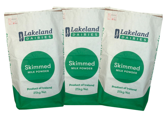 Milk Powder Pasted Multiwall Paper Bags Food Grade 20kg 25kg