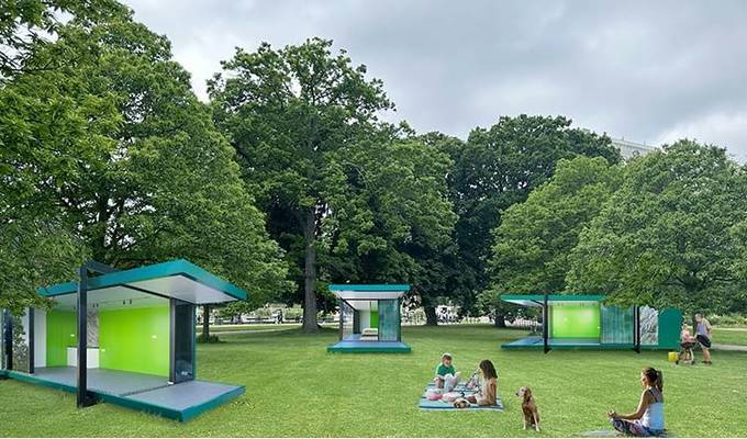 Small House Design Sustainable Retreat Prefab Light Steel Frame House Garden Studio