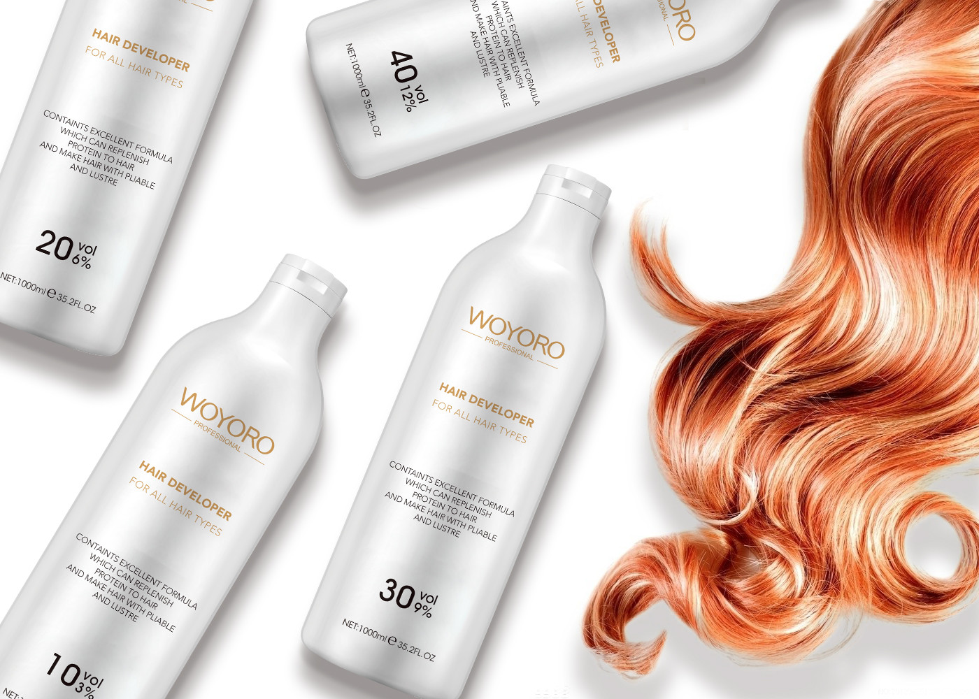 Hair Dye Permanent 1000ml Colour Touch Developer