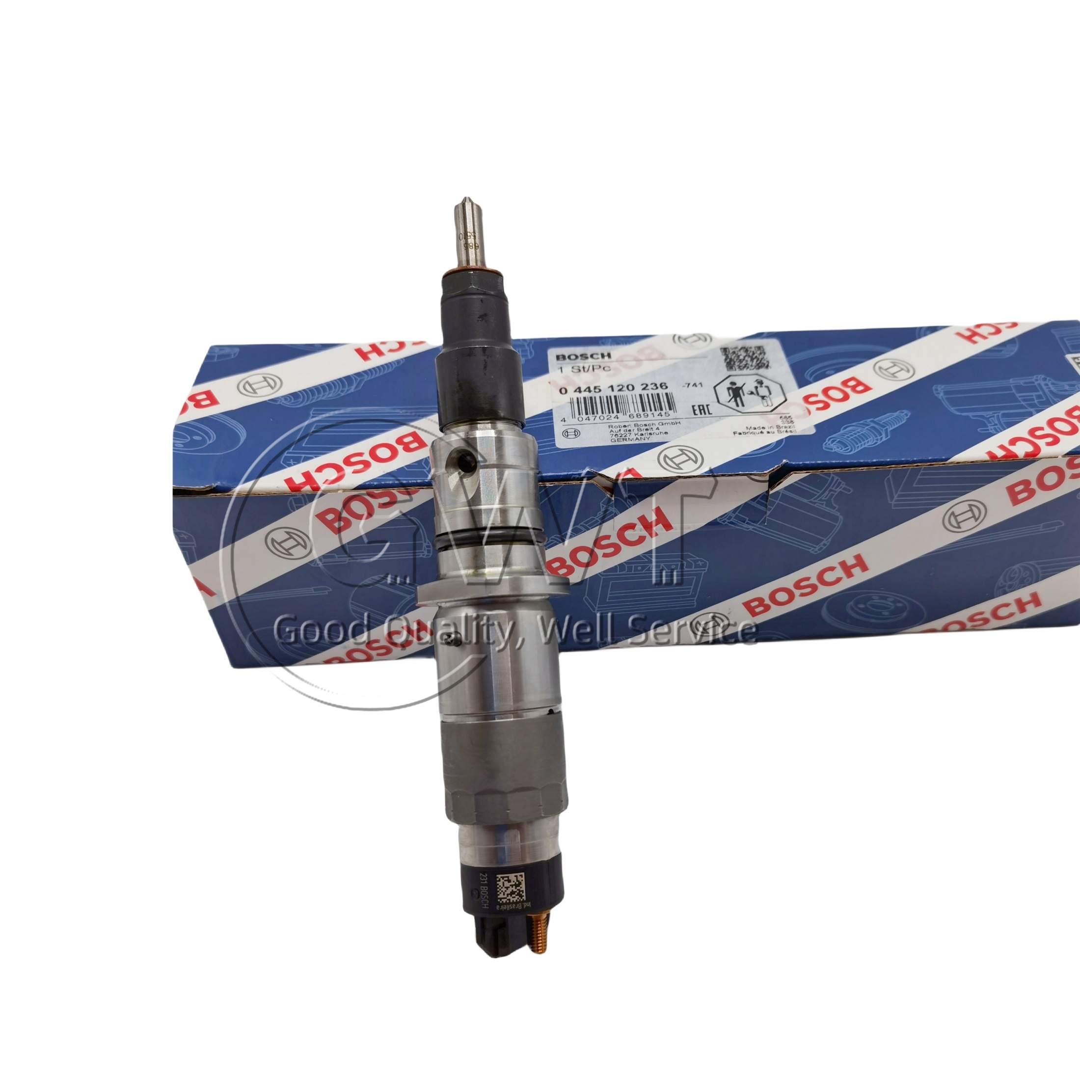 Genuine new original common rail injector 0445120231 0 445 120 231 fuel injector 5263262 6754113011 for komatsu