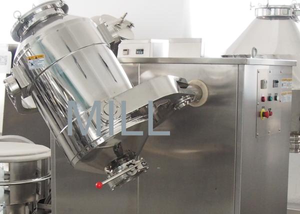 Chemical 3d Powder Mixer Industrial Stainless Steel Capacity 180-4000l