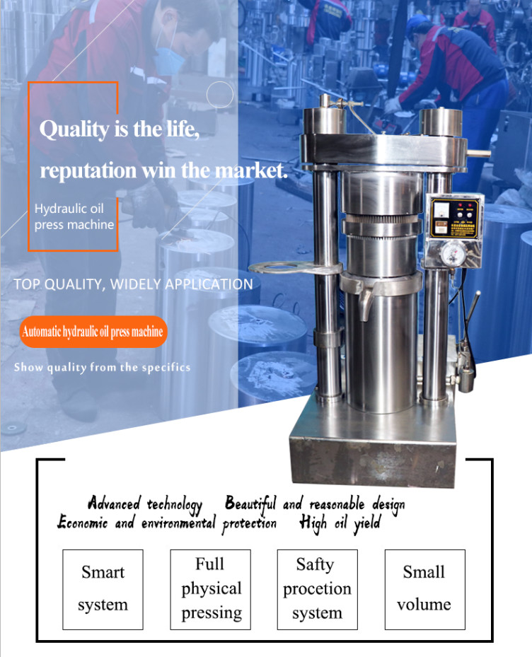 High Pressure Hydraulic Oil Press Machine For Sesame Avocado 670 * 950 * 1460mm