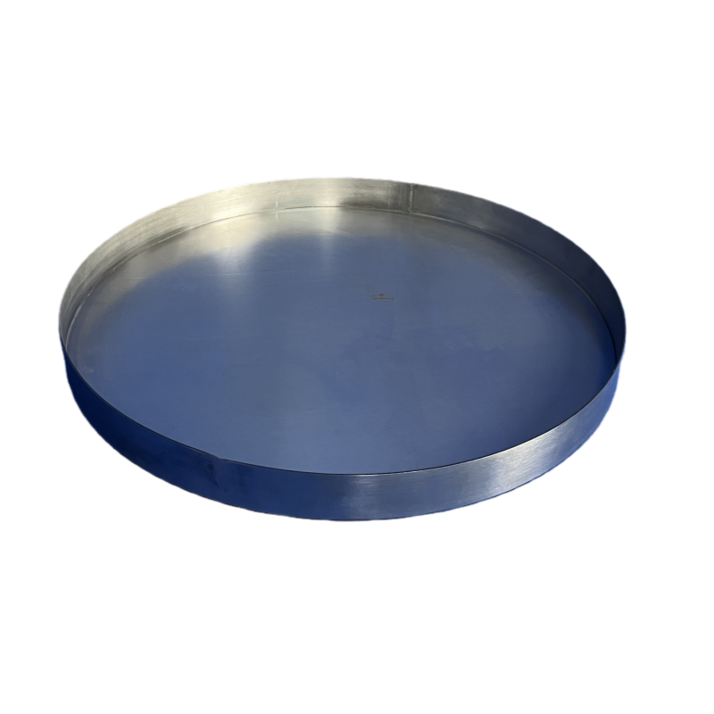  IEC 60335-2-45 Compliant Firelighter Tray with 600 mm Diameter and 50 mm High Side for Standardized Testing Manufactures