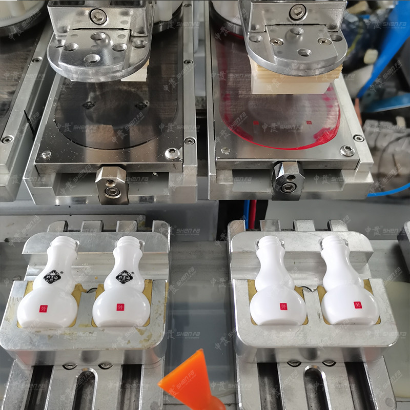 25 pcs/min Semi Auto Pneumatic Pad Printing Machine