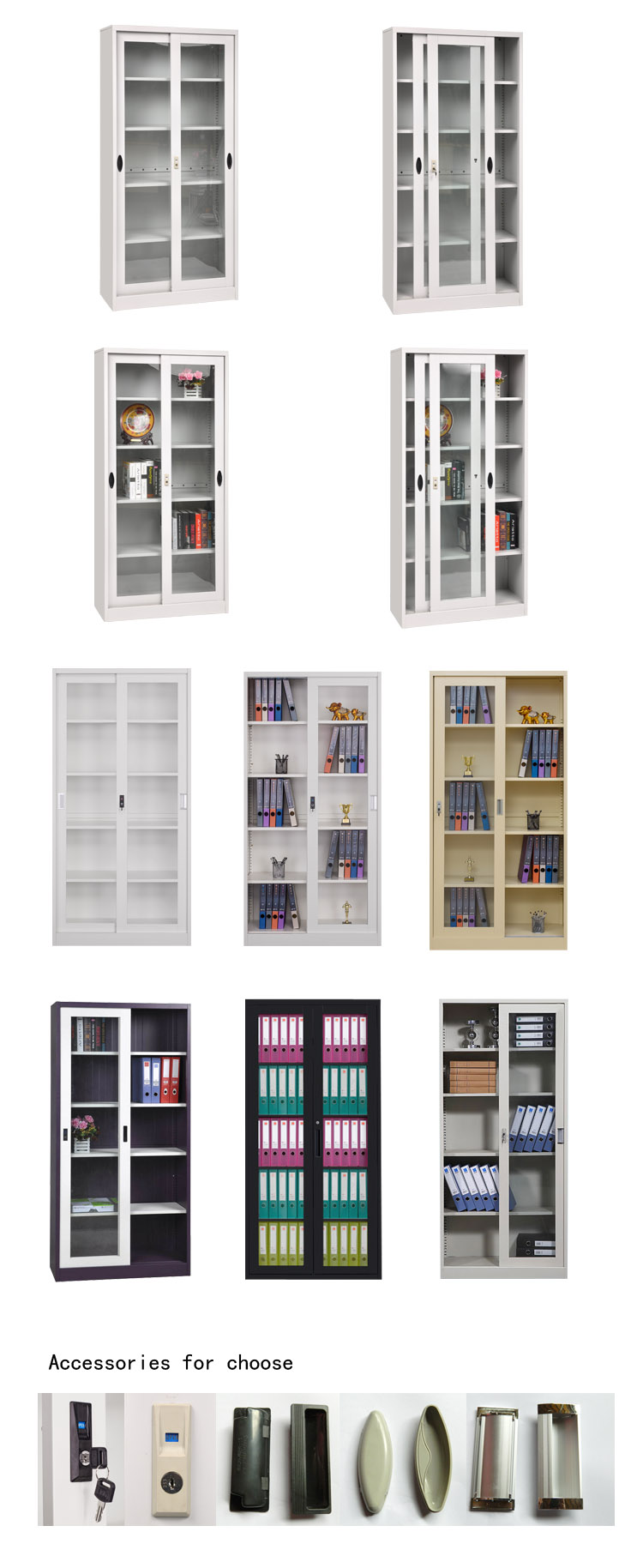 KD Height 1850mm Width 900mm Metal Filing Cupboard