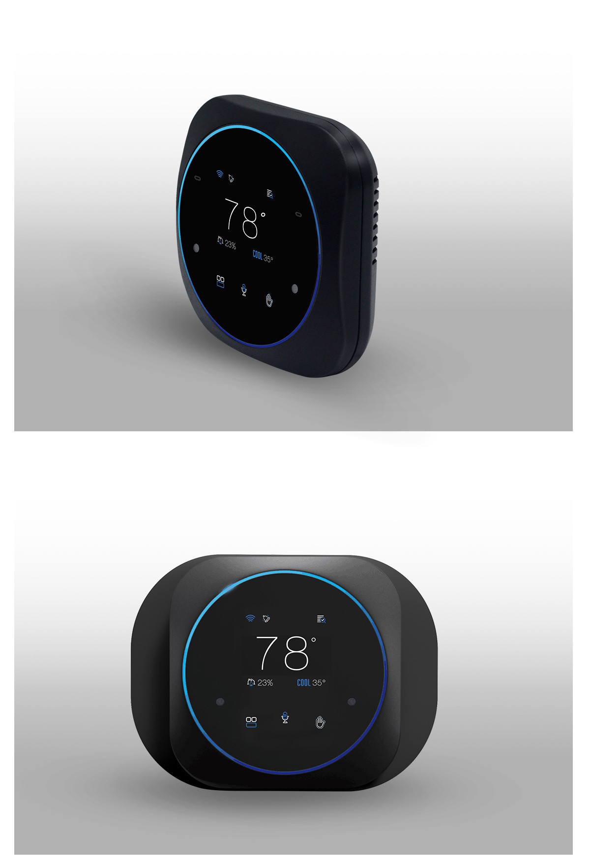 24VAC LED WiFi Smart Thermostat With Voice Control Electric Heat Thermostat
