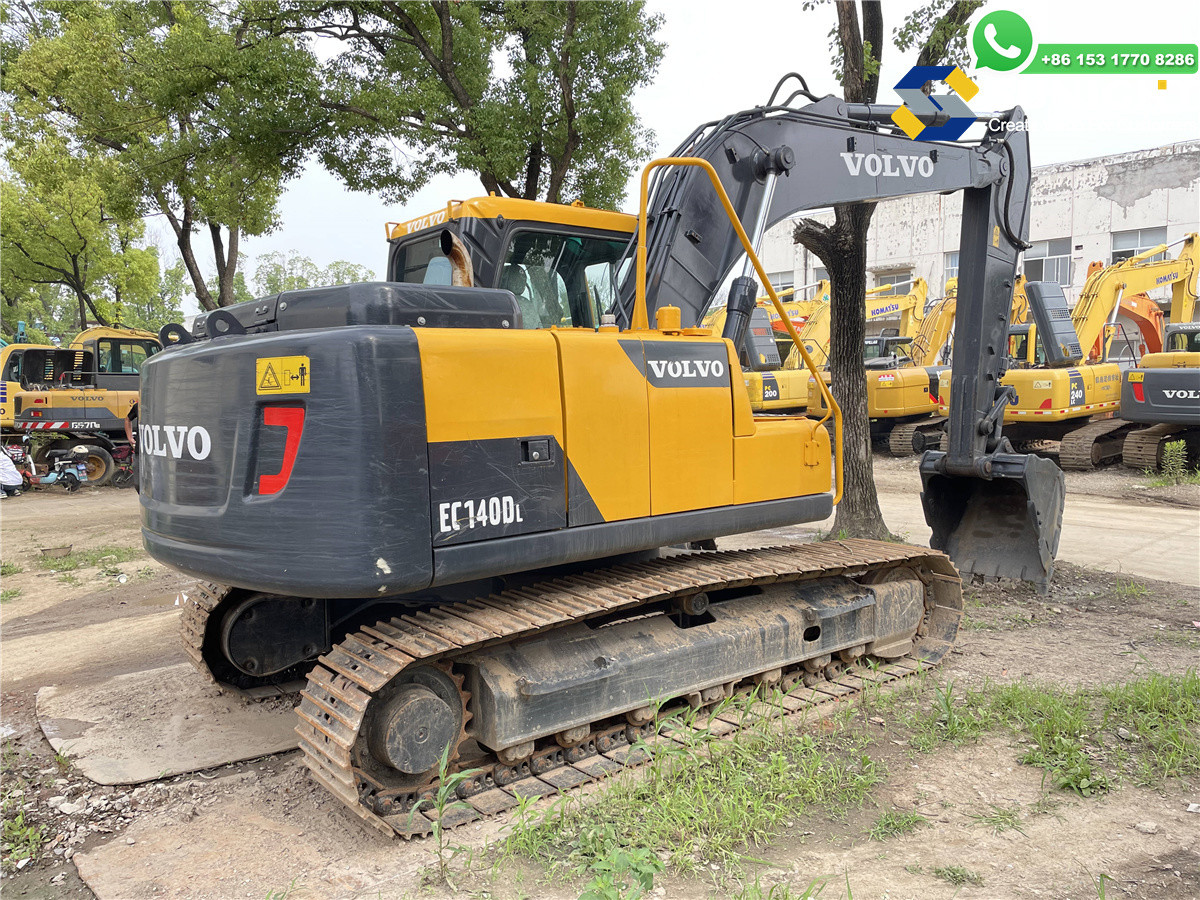 Used Volvo EC140/14ton Small Crawler Excavator Excellent Stability And Reliability With Core Components Engine Pump