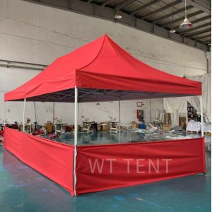  Half Barrier Instant Folding Tent / Folding Shelter Tents With Sidewalls Manufactures