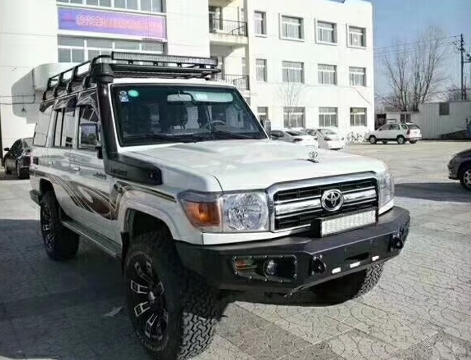 Toyota LC79 Rear Bumper with Tire Carrier Jerrycan Holder Winch Bull Bar Front Bumper