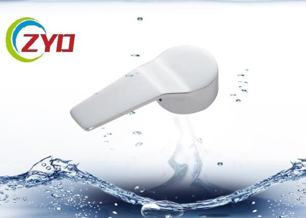 Zinc Die Casting Faucet Replacement Handles , Chrome Plated Faucet Plumbing