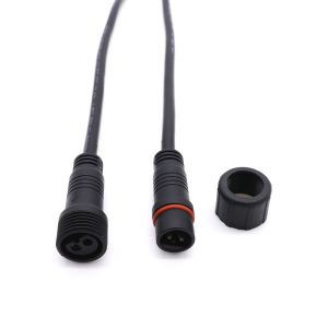 PVC Screw Type Wire Connector , Ip68 2 Pin Connector M18 For LED Strip