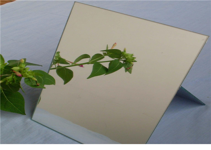 Furniture Grey Mirror Glass , 1.5mm - 8mm Thickness Coloured Mirror Glass