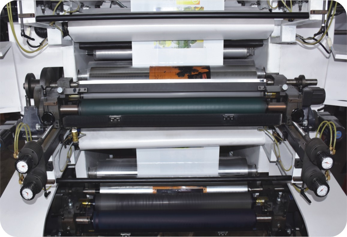 HJ-800 Flexographic Printing Machine 750mm 800mm Width 280-1200mm