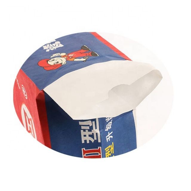 GMP Pasted Valve Multiwall Paper Bags 20kg 25kg Chemical Packaging Bags Non Leakage