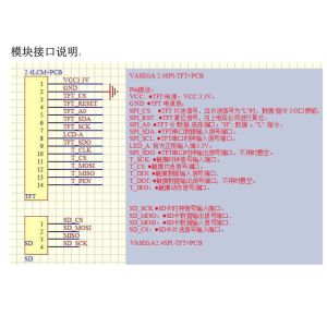 SPI Interface 2.4 Inch TFT LCD Display Screen 240*320 Driver Ili9341 for Touch