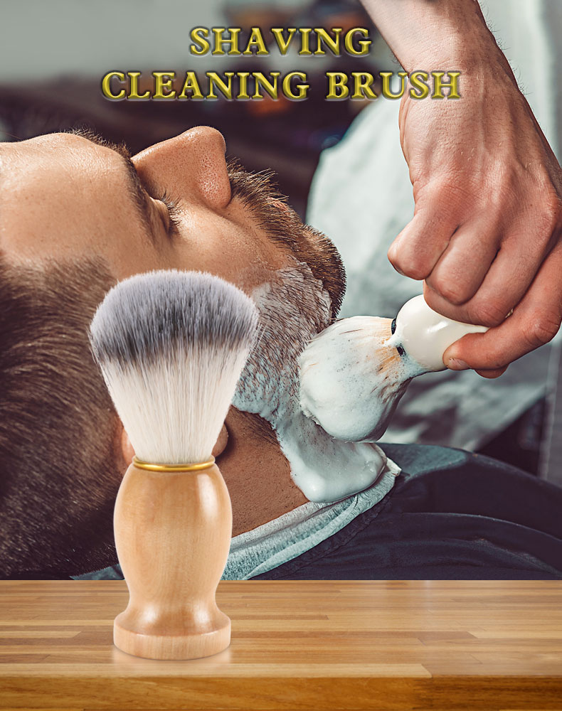 Customization Color Soft Beard Shaving Brush For Men'S Facial Hair Care